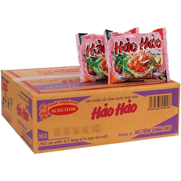 Home mì hảo hảo tôm chua cay thùng 30 gói x 75 g