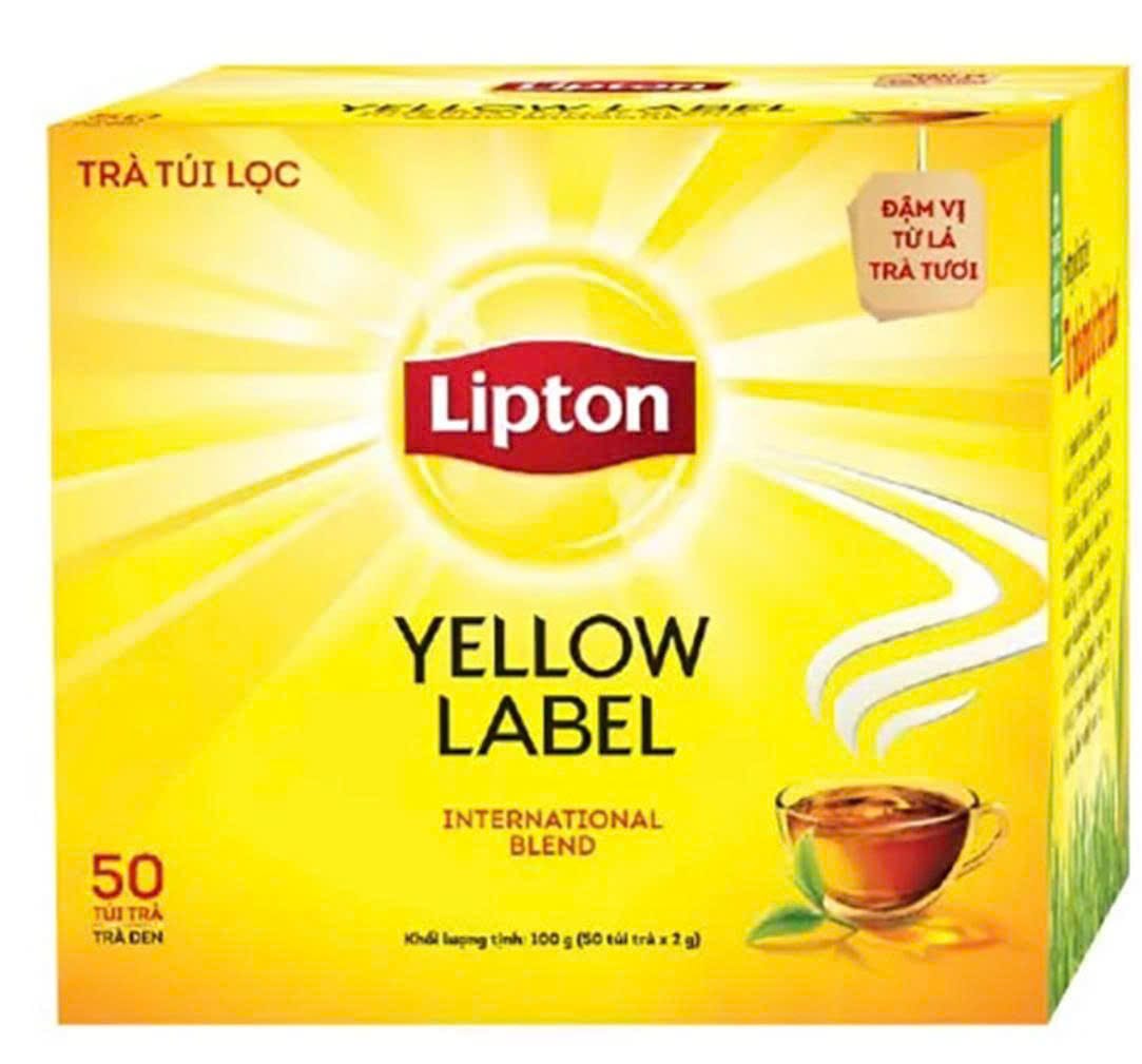 Home trà đen túi lọc lipton nhãn vàng